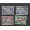 Curaçao LP41-44  Airmail  VFU/used CV 40 €