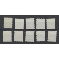 Curacao P1-10  Port 1889 serie MH/ongebruikt CV 947 €