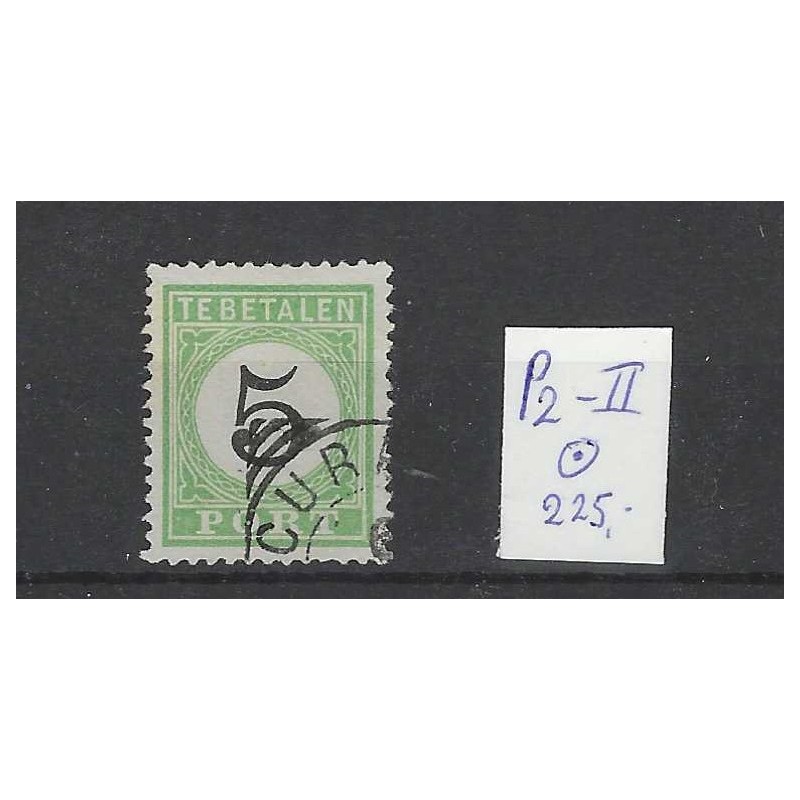 Curacao  P2-II  Port 1889  VFU/gebr  CV  225 €