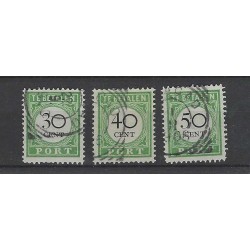 Curaçao  P18-20  Postage due 1892  VFU/used  CV  135 €