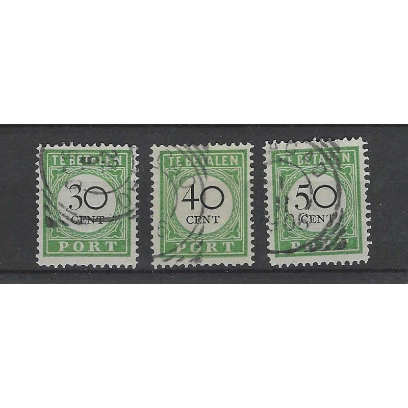 Curacao  P18-20  Port 1892  VFU/gebr  CV  135 €