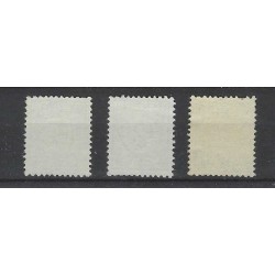 Curacao  P31-33  Port  Engelse Druk  VFU/gebr  CV  95 €