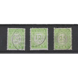Curacao  P31-33  Port  Engelse Druk  VFU/gebr  CV  95 €