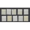 Curacao  P34-43  Port  1948 VFU/gebr  CV  255 €