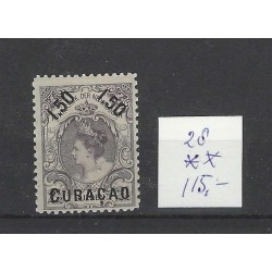 Curacao 28 Wilhelmina  MNH/postfris  CV 115 €