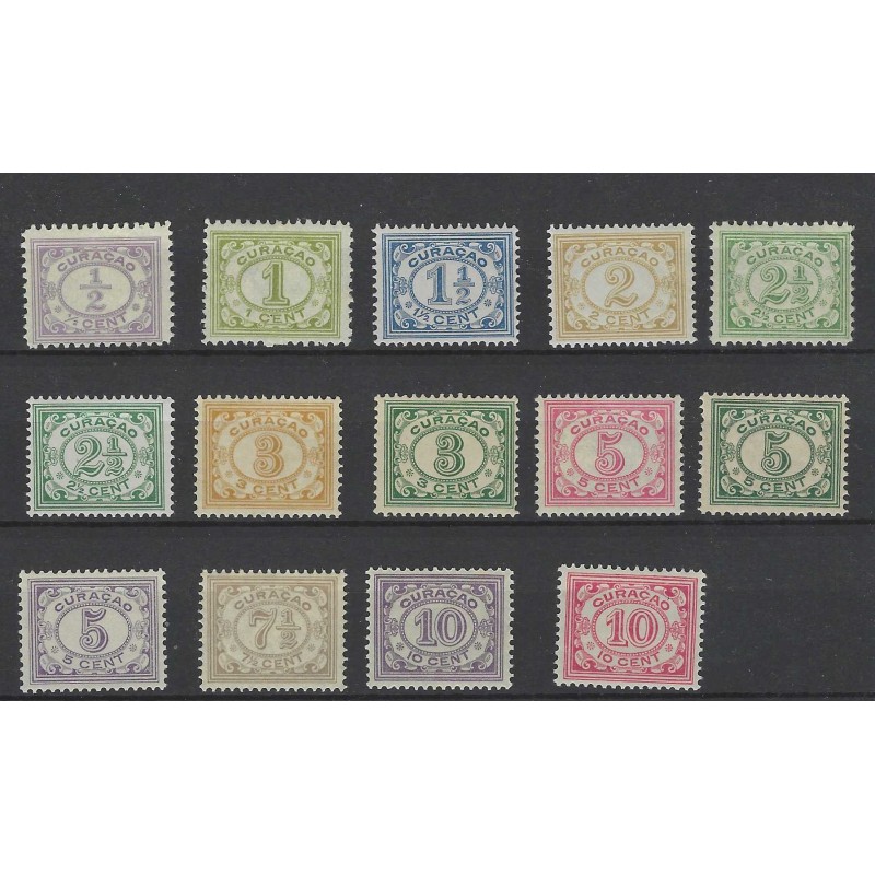 Curacao 44-56 Cijfer MNH/postfris CV 150 € PRACHT !! Curacao 44-56 Cijfer MNH/postfris CV 150 € PRACHT !!