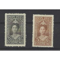 Curacao 75-81 Wilhelmina 1923   MNH/postfris  CV 725 €  PRACHT  !!
