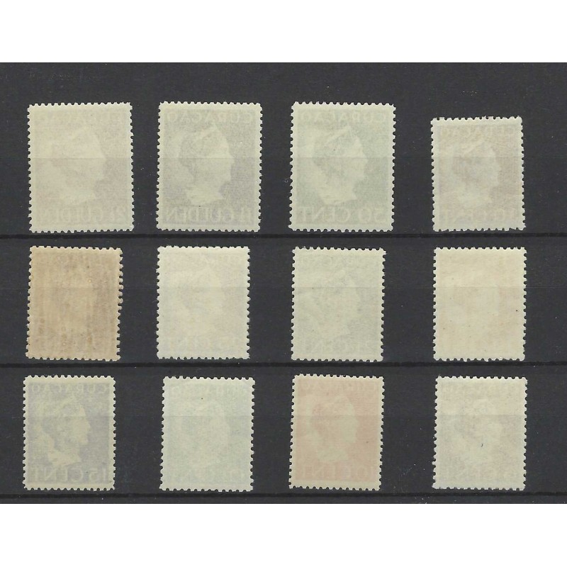 Curacao 141-152 Wilhemina  MNH/postfris  CV 200 €  PRACHT  !!