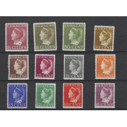 Curacao 141-152 Wilhemina  MNH/postfris  CV 200 €  PRACHT  !!