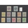 Curacao  1-12 Willem III 1873 set  MH/ongebr CV 837 € Pracht !!