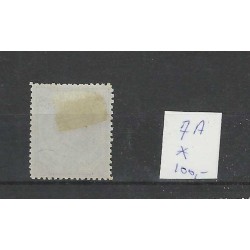 Curacao  7A Willem III 1873  MH/ongebr CV 100 € Pracht !!