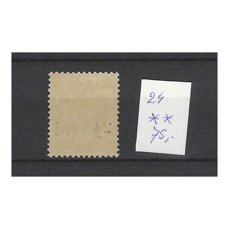 Curaçao  24 Provisional stamp  MNH  CV 75 € Extremely fine !!