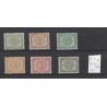 Curaçao  29/31 Numeral MH/unused, 32-34 MNH CV 430 € Extremely fine !!