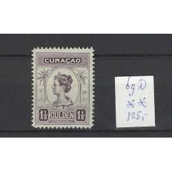 Curacao  69D Wilhelmina  MNH/postfris CV 125 € Pracht !!