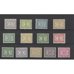 Curaçao 44-56  Numeral  MNH  CV 150 €  EXTREMELY FINE  !!