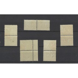 Curacao Cijfer 5 paartjes  MNH/postfris  CV 68 €  PRACHT  !!