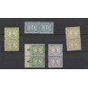 Curaçao Numeral 5 pairs  MNH  CV 68 €  EXTREMELY FINE  !!