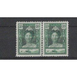 Curaçao 98 pair Wilhelmina MNH  CV 70 €  EXTREMELY FINE  !!