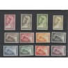 Curacao 126-137 Wilhelmina  MNH/postfris  CV 300 €  PRACHT  !!