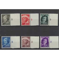 Curaçao 200-205 Child Welfare 1948  MNH  CV 20 €  EXTREMELY FINE  !!