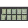 Curacao P21-30 Port 1915  MNH/postfris CV 90 €