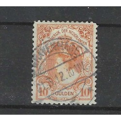 Nederland  80 Wilhelmina 10Gld  VFU/gebr  CV 850 €