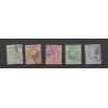 Suriname 16-20  Numeral set VFU/used CV 14 €