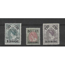 Suriname 34-36  Hulpuitgifte  MH/ongebr CV 100 €