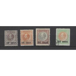 Suriname 37-40  Hulpuitgifte  VFU/gebr CV 227 €