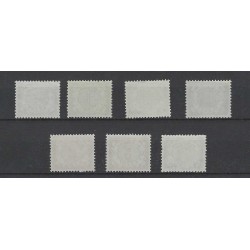 Suriname 41-47 Numeral  MH/unused CV 70 €
