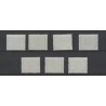 Suriname 41-47 Numeral  MH/unused CV 70 €