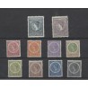 Suriname 48/55, 56/57 Wilhelmina  MH/ongebr CV 360 € Certificaat !!