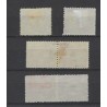 Suriname 58/59, 58a/59a KEERDRUKKEN  VFU/used  CV 347,50 €