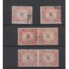 Suriname 58/59, 58a/59a KEERDRUKKEN  VFU/used  CV 347,50 €