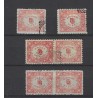 Suriname 58/59, 58a/59a KEERDRUKKEN  VFU/gebr  CV 347,50 €