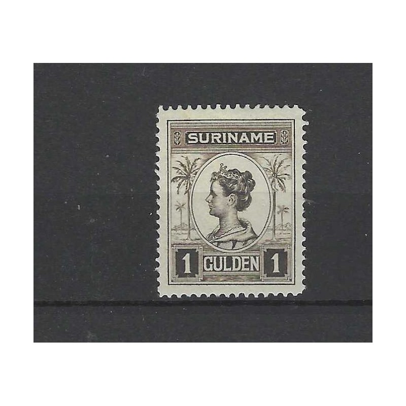 Suriname 100D  Wilhelmina MNH/postfris  CV  60 €
