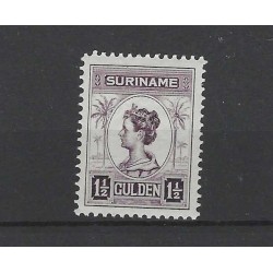 Suriname  102C Wilhelmina MNH  CV 200 € Extremely fine copy!!