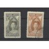 Suriname 104-110  Wilhelmina Jubileum  VFU/gebr CV 636 €