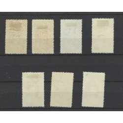 Suriname 104-110  Wilhelmina Jubileum  VFU/gebr CV 636 €
