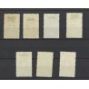 Suriname 104-110  Wilhelmina Jubileum  VFU/gebr CV 636 €