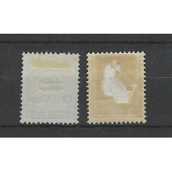 Suriname 116-117 Hulpuitgifte  MH/ongebr CV 37 € PRACHT !!