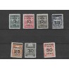Suriname 130-136 Brandkast-opdrukken  MH/unused CV 31,50 €