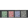 Suriname 141-144 Groene-Kruis  MNH/postfris  CV 90 €