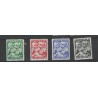 Suriname 141-144 Groene-Kruis  MNH/postfris  CV 90 €