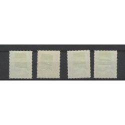 Suriname 141-144  Groene Kruis VFU/gebr  CV 30  €