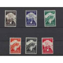 Suriname 151-156 Zendingszegels MNH/postfris CV 75 €