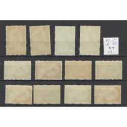 Suriname 167-178 Wilhelmina MNH  CV 263 €