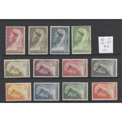 Suriname 167-178 Wilhelmina MNH  CV 263 €