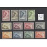 Suriname 167-178 Wilhelmina MNH/postfris  CV 263 €