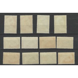 Suriname 167-178 Wilhelmina MNH/postfris  CV 263 €